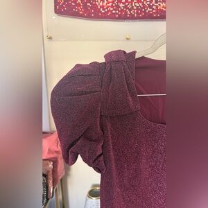 Ivy City Sparkle Bow Dress | L | NWT